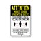 Signmission PSA Middles School Students And Guests Social Distancing 10in X 7in Wall Graphic, OS-NS-RD-710-25390 OS-NS-RD-710-25390 - alternate 1