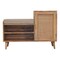 Homeroots 41in Beige and Brown Boucle and Solid Wood Upholstered Storage Bench With Drawers 723430 - alternate 6