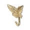 Homeroots 5" Gold Cast Iron Butterfly Wall Hook 612076 - alternate 7