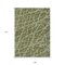 Homeroots 9' X 12' Green Abstract Washable Non Skid Indoor Outdoor Area Rug 559647 - alternate 3