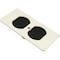 Legrand Duplex Receptacle Cover, Ivory 5507D - alternate 1