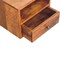 Homeroots 12" Chestnut Solid Wood Square One Drawer Floating Nightstand 653830 - alternate 8