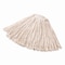 Rubbermaid Commercial Premium Cut-End Cotton Wet Mop Head, 16 oz, White, 1" White Band, PK12 FGF11600WH00 - alternate 3