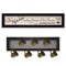 Homeroots Set Of Two Heart Of The Home Black Framed Kitchen Wall Art With Seven Peg Mug Rack, 2PK 415782 - alternate 3