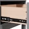 Flash Furniture Dallas Wooden Night Stand, Bedroom Side Table with 2 Storage Drawers for Kids in Gray MG-9007-1-2NS-GY-GG - alternate 4
