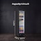 Yeego 16.93" Merchandiser Beverage Refrigerator in Black Commercial Cooler SC-180FC-ZO - alternate 6
