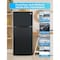 Commercial Cool 18 cu.ft Top Mount Refrigerator / Freezer with ice maker- Black CCR1800GIMB - alternate 3