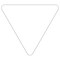 Sign Solutions Usa DG3 Dbl .125 24'' Triangle Sheeted Blank, WHITE US12DWT24TRIDBLBLANK - alternate 1