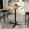 Flash Furniture Bennett 36 in Square Solid Wood Indoor Tabletop in Natural with 30 in x 30 in Bar Height GSF-SQ36-NAT-T3030B-GG - alternate 5