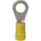 Gardner Bender 12 to 10 AWG No.8 to No.10 Stud Size Yellow Vinyl-Insulated Barrel Ring Terminal, 14PK 20-106 - alternate 1