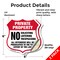Signmission Private Property Shield Sign No Soliciti, 6 inch X 6 inch, Vinyl Decal, 2PK SHI-D-2PACK-6-451 - alternate 3