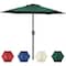 Simple Deluxe 7.5' Patio Umbrella Outdoor Table Market Yard Umbrella with Push Button Tilt/Crank, 6 Sturdy Ribs f LGBRLA7GRN - alternate 1