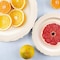 Smarty Had A Party 7.5" Ivory Vintage Round Disposable Plastic Appetizer/Salad Plates (120 Plates), 120PK 867IV-CASE - alternate 4