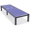 Leisuremod Marlin Patio Chaise Lounge Chair with Black Aluminum Frame, Navy Blue, 2PK MLBL-77NBU2 - alternate 5
