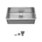 Wrightmaster 30 in. Undermount 16-Gauge Single Bowl Stainless Steel Kitchen Sink ZOR-P360859 - alternate 1