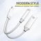 Overtime USB-C to USB-C & 3.5mm Audio and 100W Charging Splitter Adapter, White OADCTC35WH - alternate 5