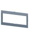 Siemens cover frame for door cutout 183.6 x 70.7 mm WxH accessory for: circuit 3VA9384-0SB10 - alternate 1