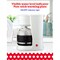 Betty Crocker 12-Cup Drip Coffee Maker with Heat Resistant Glass Carafe, White BC-5729W - alternate 6