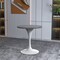 Leisuremod Round 27.56 in W, 29.35 in L, Stone/Stainless Steel, Grey VT20W-27GRS - alternate 6