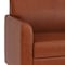 Flash Furniture Contemporary Chair, 30-1/2 in W 29" L 31-1/2" H, Flared, Leather Seat BT-827-1-CG-GG - alternate 3