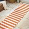 Jonathan Y Negril Two-Tone Wide Stripe Orange/Beige 2 ft. x 8 ft. Indoor/Outdoor Runner Rug SMB203A-28 - alternate 6