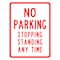Sign Solutions Usa Parking Sign, 18 in W, Aluminum Sign, White DCS12DWT1824CUS00170 - alternate 1