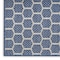 Homeroots 5' X 7' Blue And Ivory Geometric Indoor Outdoor Area Rug 554860 - alternate 5