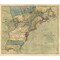 Homeroots Vintage 1771 Map Of North America Unframed Print Wall Art 391952 - alternate 1