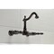Kingston Brass Two-Handle Wall Mount Bridge Kitchen Faucet, Oil Rubbed Bronze KS1265AL - alternate 3