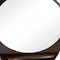Homeroots 39" Brown Oval Wood Framed Mounted Dresser Mirror 366210 - alternate 4