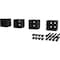 Fortress Building Products Fe26 Black Sand Galvanized Steel Level Universal Bracket, 4-Piece 53504008 - alternate 6