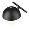 Z-Lite Realm Sphere 1 Light Pendant, Matte Black/Matte Opal, 8.5 In W x 8.75 In H 7517P7-MB - alternate 3