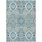 Homeroots 10' X 14' Teal Blue Green And Ivory Oriental Washable Indoor Outdoor Area Rug 597715 - alternate 5