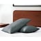 Homeroots Set of Two Slate Gray Linen Pillowcases 520694 - alternate 1