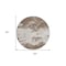 Homeroots 8' Brown And Beige Round Abstract Washable Indoor Outdoor Area Rug 599468 - alternate 5