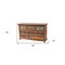 Homeroots 60" Brown Solid Wood Seven Drawer Triple Dresser 489193 - alternate 3