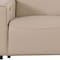Homeroots 93in Cream and Brown Leather Power Reclining Loveseat With Storage 720538 - alternate 7