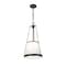Z-Lite Madeline 4 Light Pendant, Matte Black/White, 12 In W x 26.75 In H 1954P12-MB - alternate 3