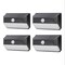 Home Zone Security Mesh-Linkable Solar SMD LED Security Wall Light, 800 Lumens, 4PK ES00945G - alternate 1