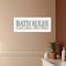 Homeroots Bath Rules 1 White Framed Print Bathroom Wall Art 406768 - alternate 2