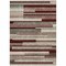 Homeroots 10' X 14' Merlot Burgundy And Beige Striped Washable Indoor Outdoor Area Rug 613301 - alternate 6