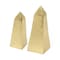 Homeroots Set of Two 11" Gold Metal Tabletop Sculpture, 2PK 392525 - alternate 1
