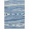 Homeroots 5' X 8' Navy Blue Denim Blue And Ivory Faux Bois Washable Indoor Outdoor Area Rug 614492 - alternate 7