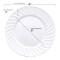 Smarty Had A Party 6" White Flair Plastic Pastry Plates (180 Plates), 180PK 206WH-CASE - alternate 6