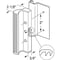 Prime-Line Prime-Line Wood Tone Aluminum Outdoor Patio Door Handle Set C 1055 - alternate 2