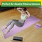 Wakeman 2-Piece Yoga Mat Towel and Gym Towel Set Sweat Absorbent & Quick Drying with Corner Pockets HT-YOGA-V - alternate 6