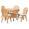 Bali & Pari Travis Natural Rattan Dining Set 265-14188-14386-ZORO - alternate 1