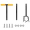 Gardenised 40-inch Comfortable Soft Grip Lawn Twist Tiller - Soil Aerating Tool for Lawn Care QI004782 - alternate 2