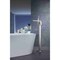 Anzzi Impala 2-Handle Claw Foot Tub Faucet with Hand Shower in Brushed Nickel FS-AZ0037BNR - alternate 4