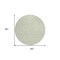 Homeroots 8' Artichoke Green And Gray Round Geometric Washable Indoor Outdoor Area Rug 594439 - alternate 3
